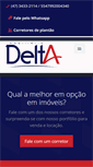 Mobile Screenshot of imobiliariadelta.com.br